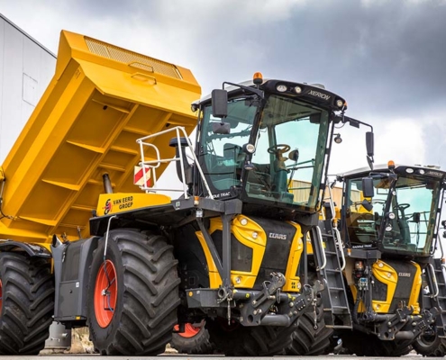 Van Eerd benadrukt hun innovatieve werkwijze met deze nieuwe dumper