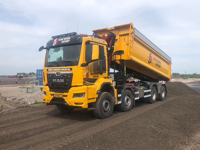 Van Eerd heeft MAN TGS 41.510 8x4 WS in het wagenpark