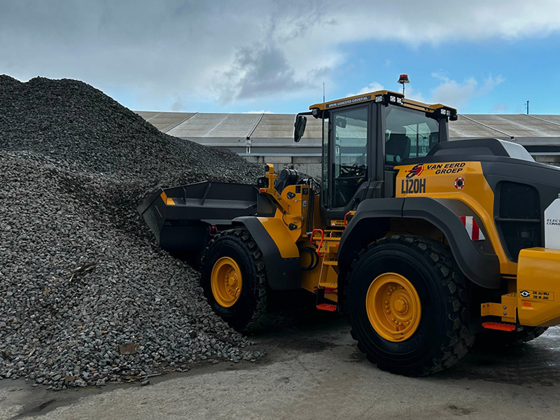 Volvo L120H Electric Conversion van Van Eerd