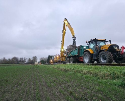 Spoorwerkzaamheden Sas van Gent