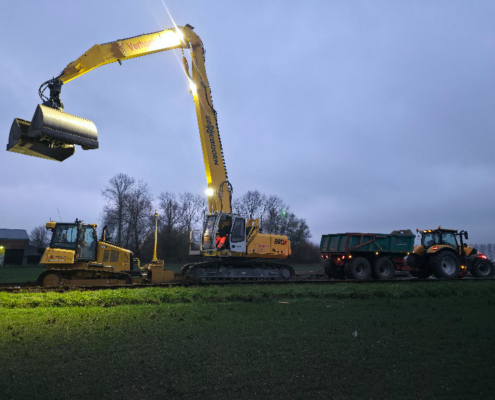 Spoorvernieuwing door Van Eerd Groep in Sas van Gent
